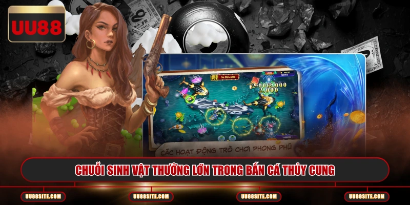 Chuỗi sinh vật thưởng lớn trong bắn cá thủy cung